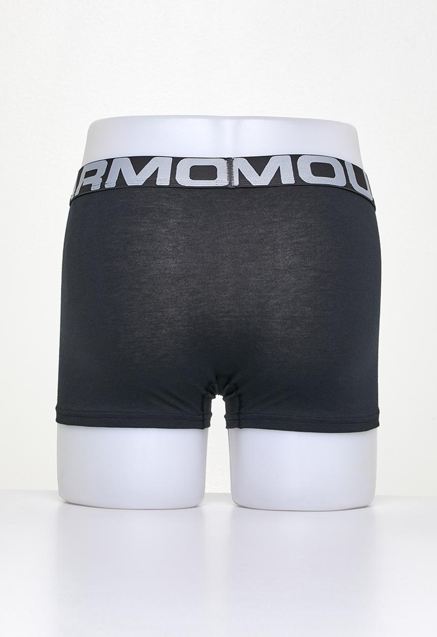 Under Armour - Ua charged cotton 3in 3 pack - black