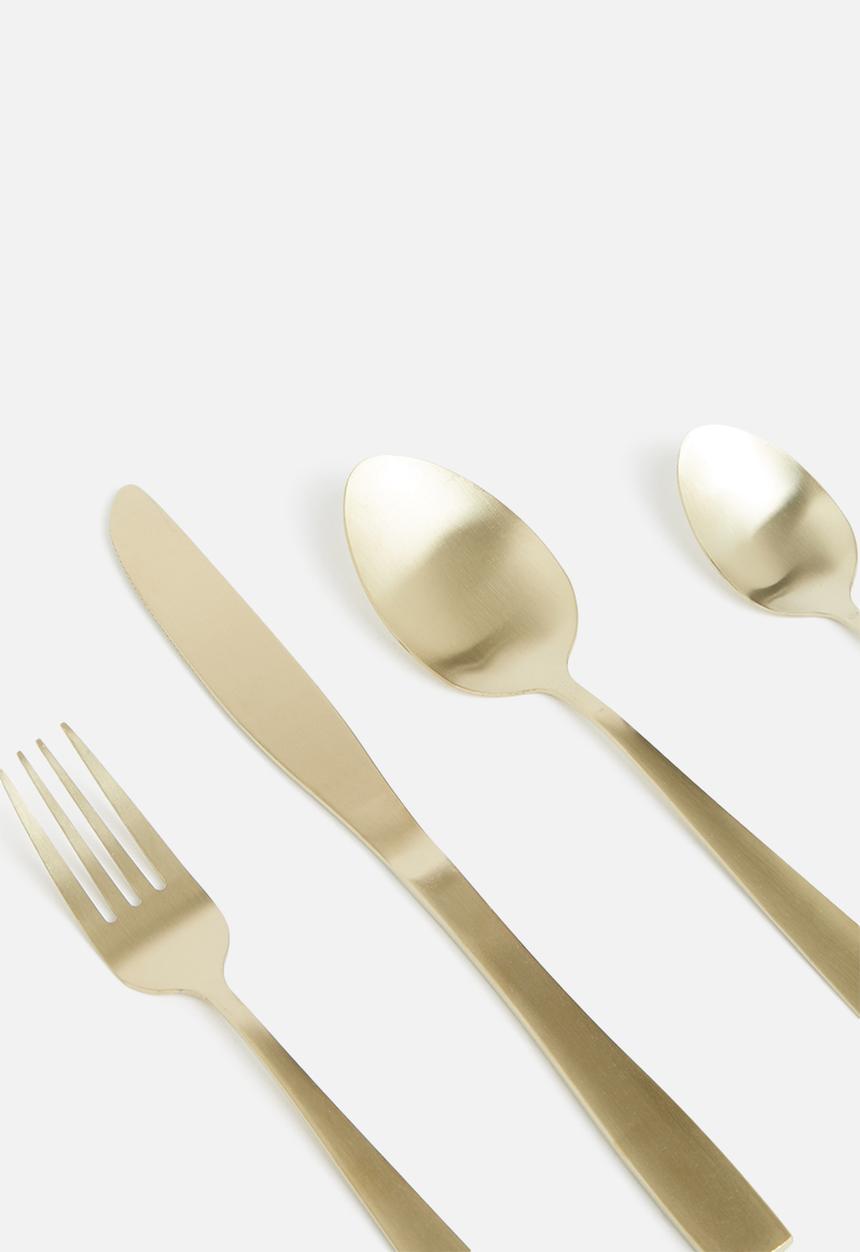 Excellent Houseware - Cutlery set - gold
