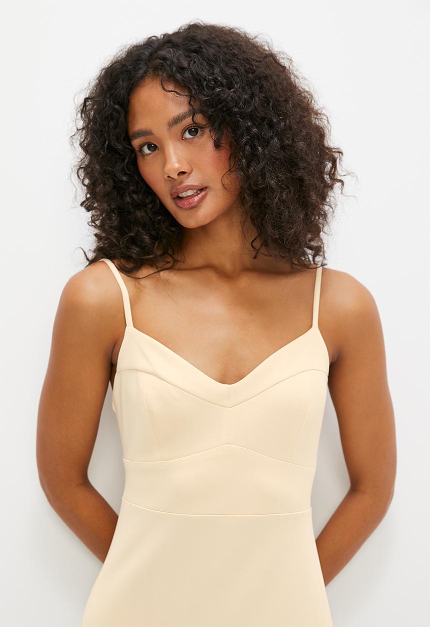 MILLA - Fit and flare midi dress - brazilian sand