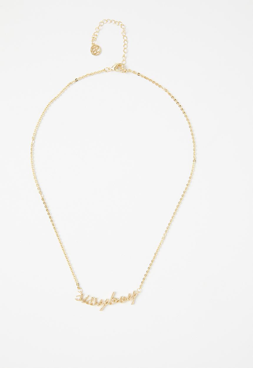 SISSY BOY - Sissy boy necklace - gold