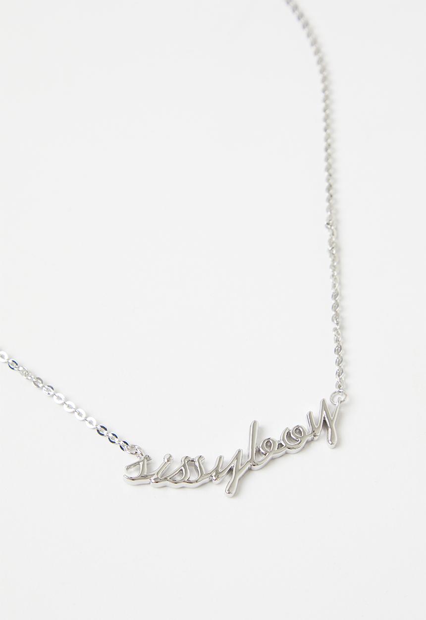 SISSY BOY - Sissy boy necklace - silver