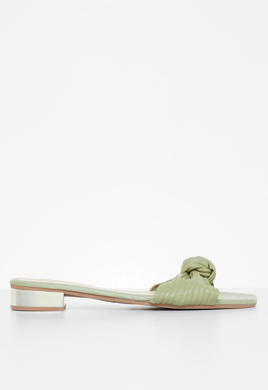 dailyfriday - Salvadora knot mule - sage
