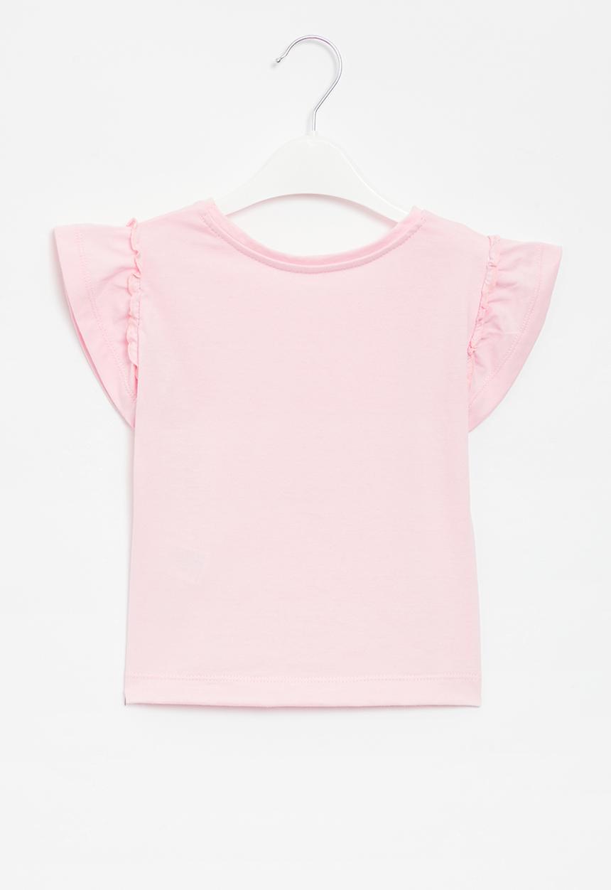 Superbalist - Frill tee - dusty pink