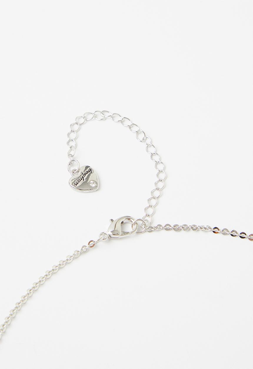 SISSY BOY - Bling locket necklace - silver