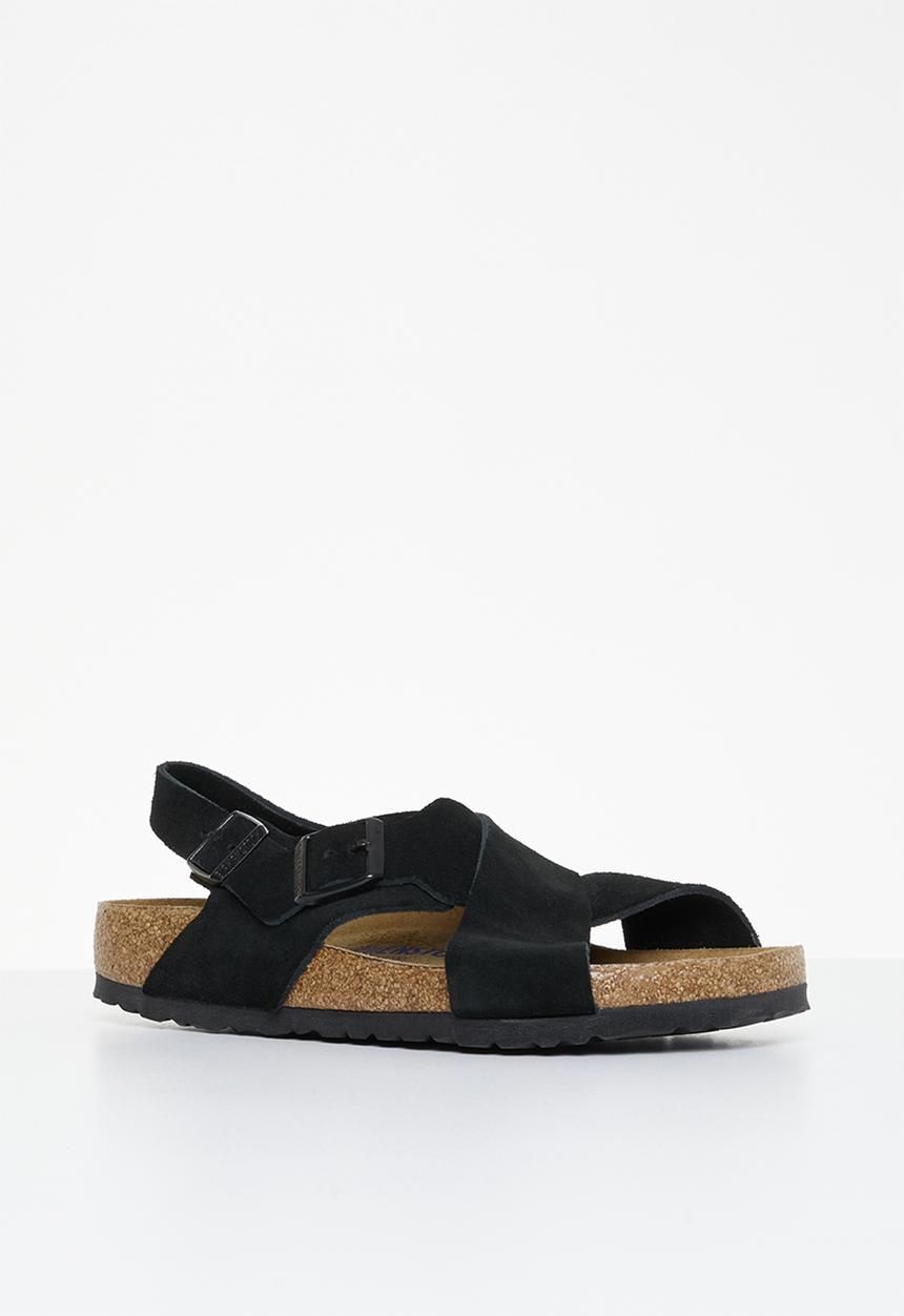 Birkenstock - Tulum sfb suede regular - black