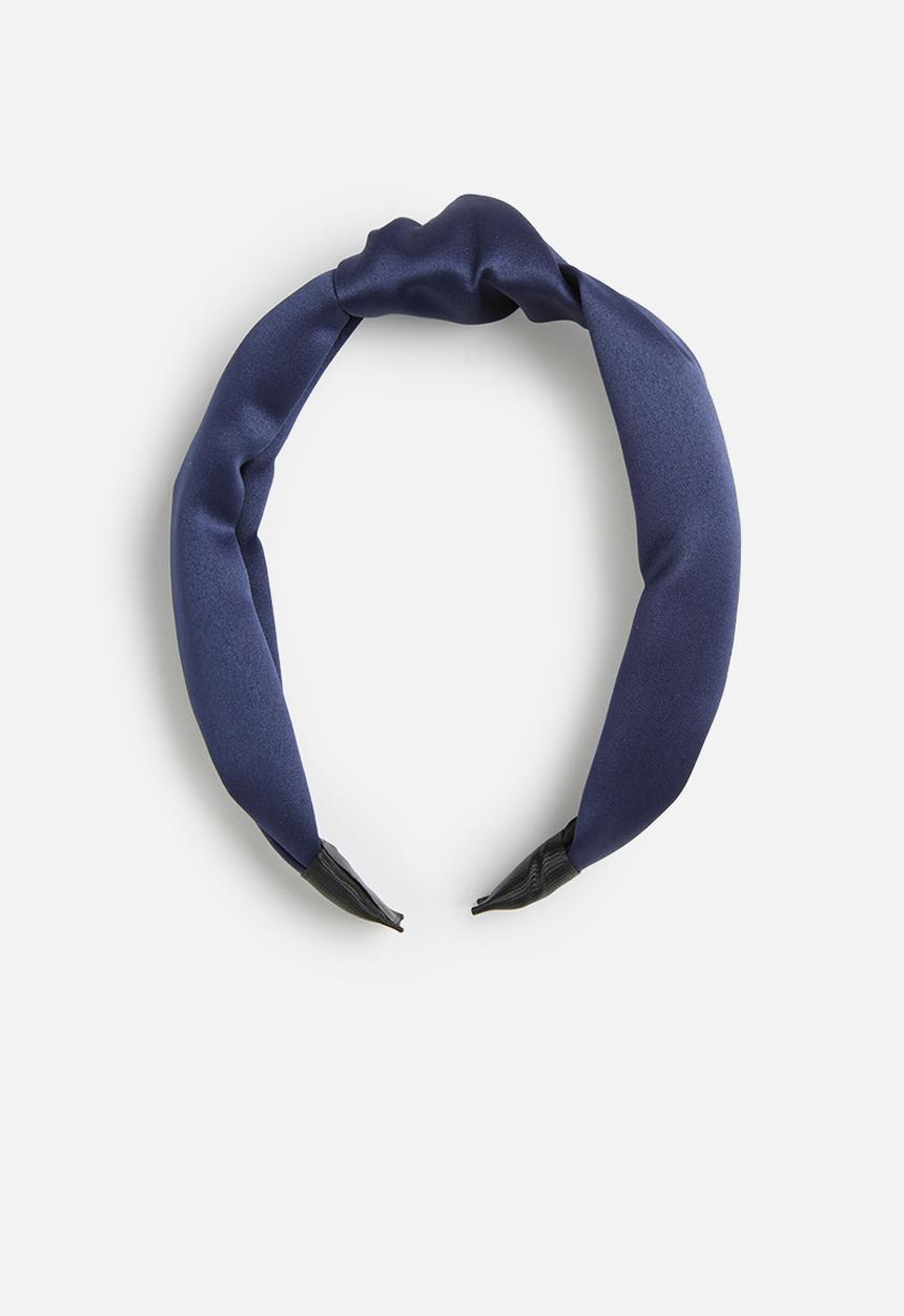 edit - Lina knotted headband - navy