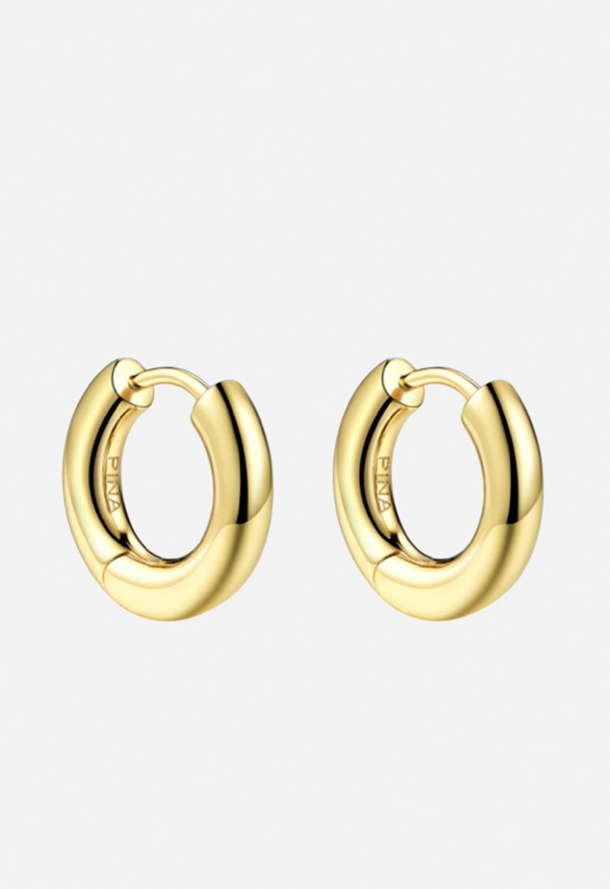 Pina Jewels - Gold hoop earrings - gold