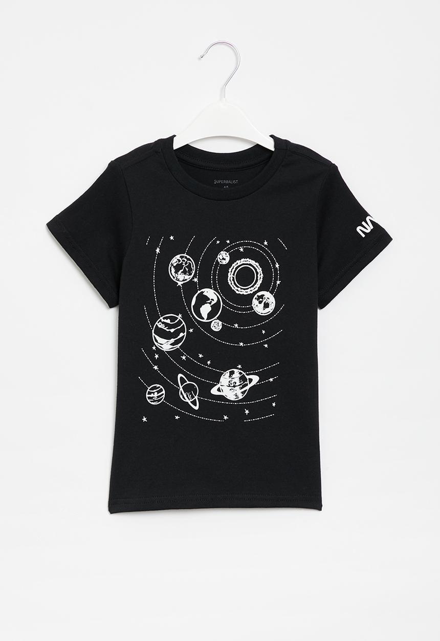 Superbalist - Boys nasa T-shirt - black