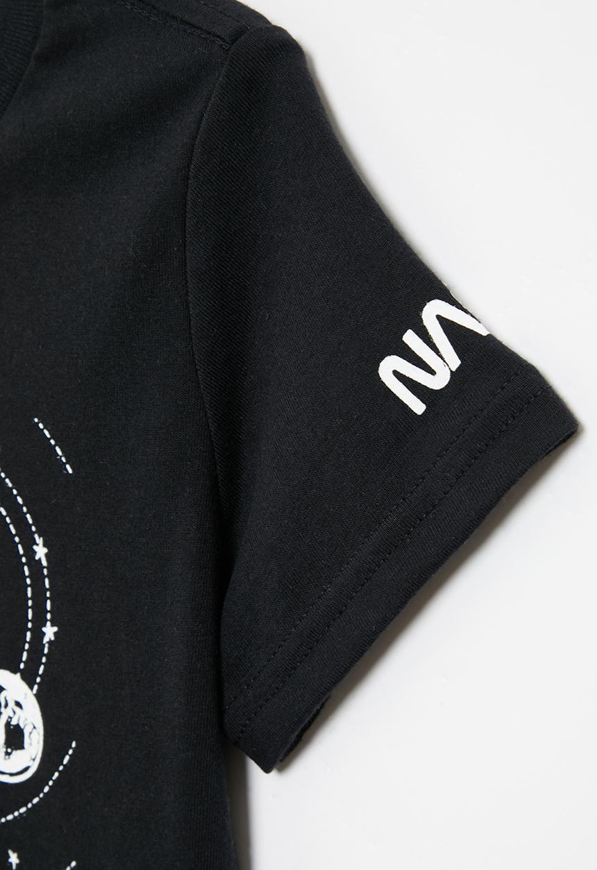 Superbalist - Boys nasa T-shirt - black