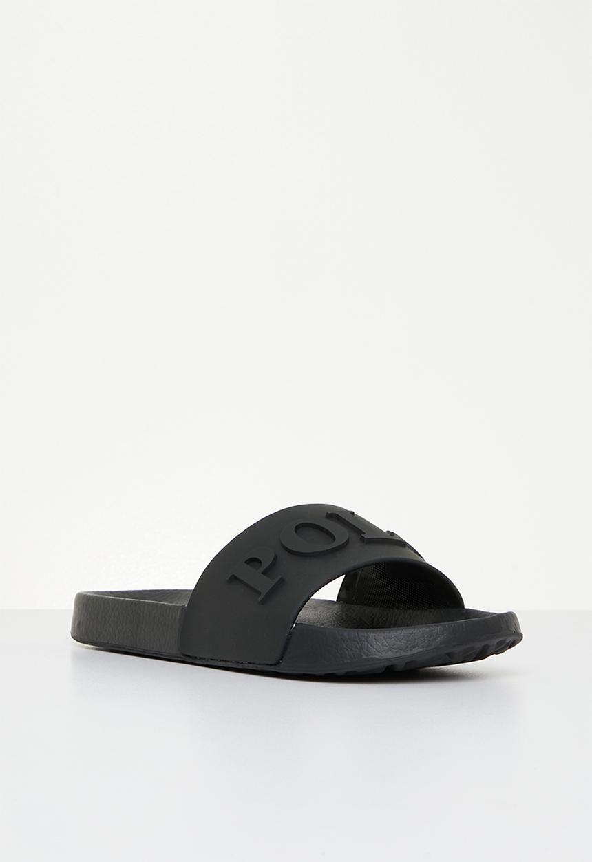 POLO - Polo convexed pool sandal - black