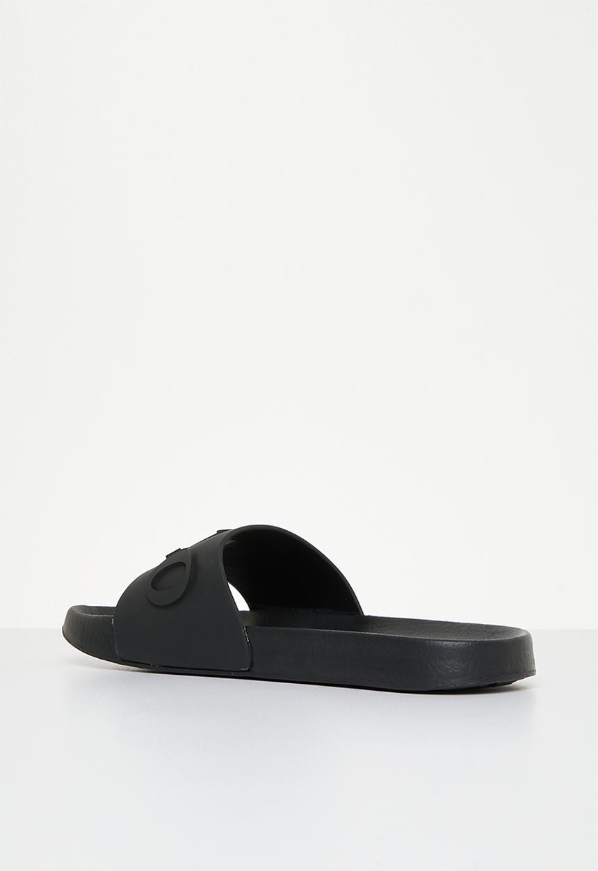 POLO - Polo convexed pool sandal - black