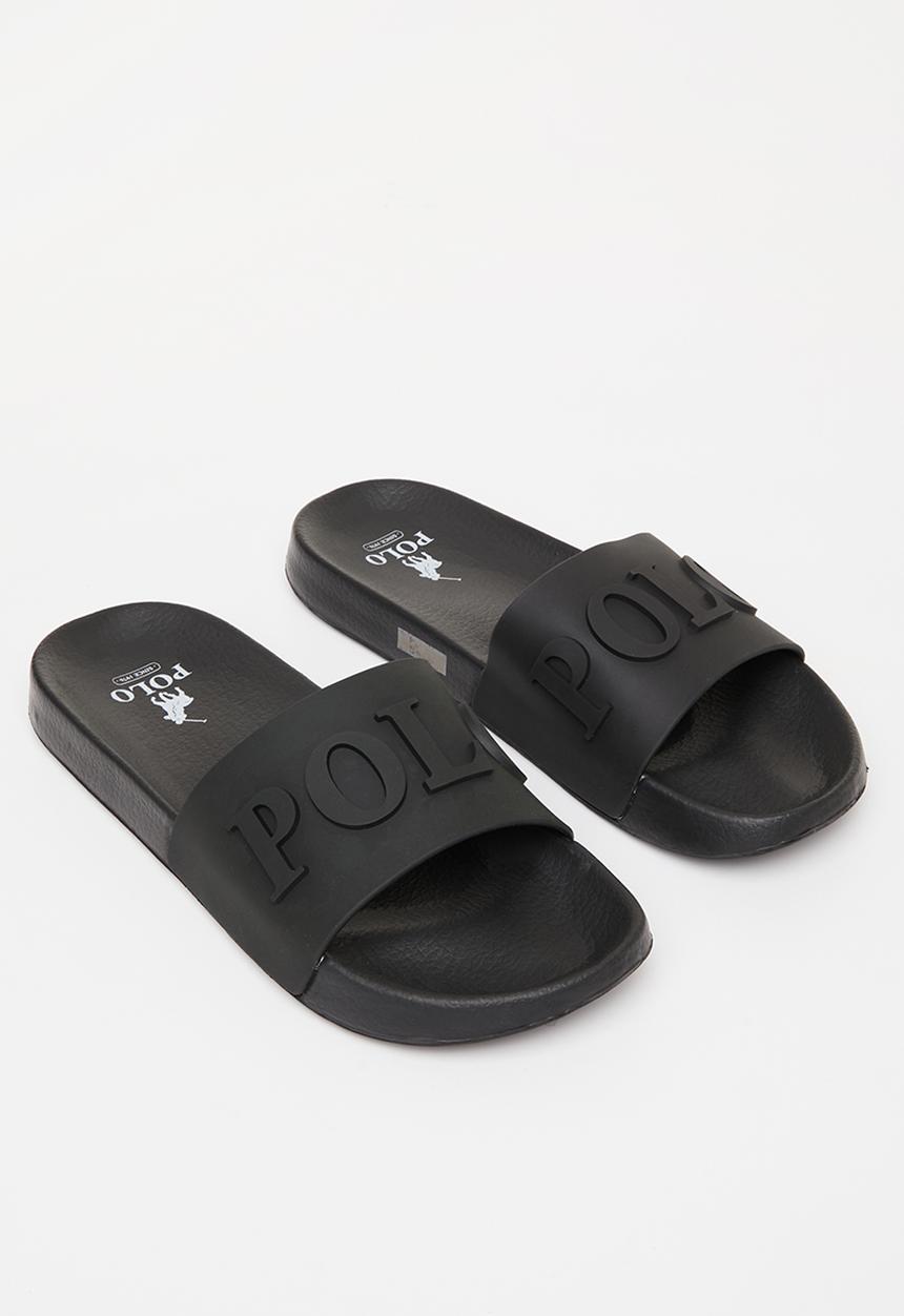 POLO - Polo convexed pool sandal - black