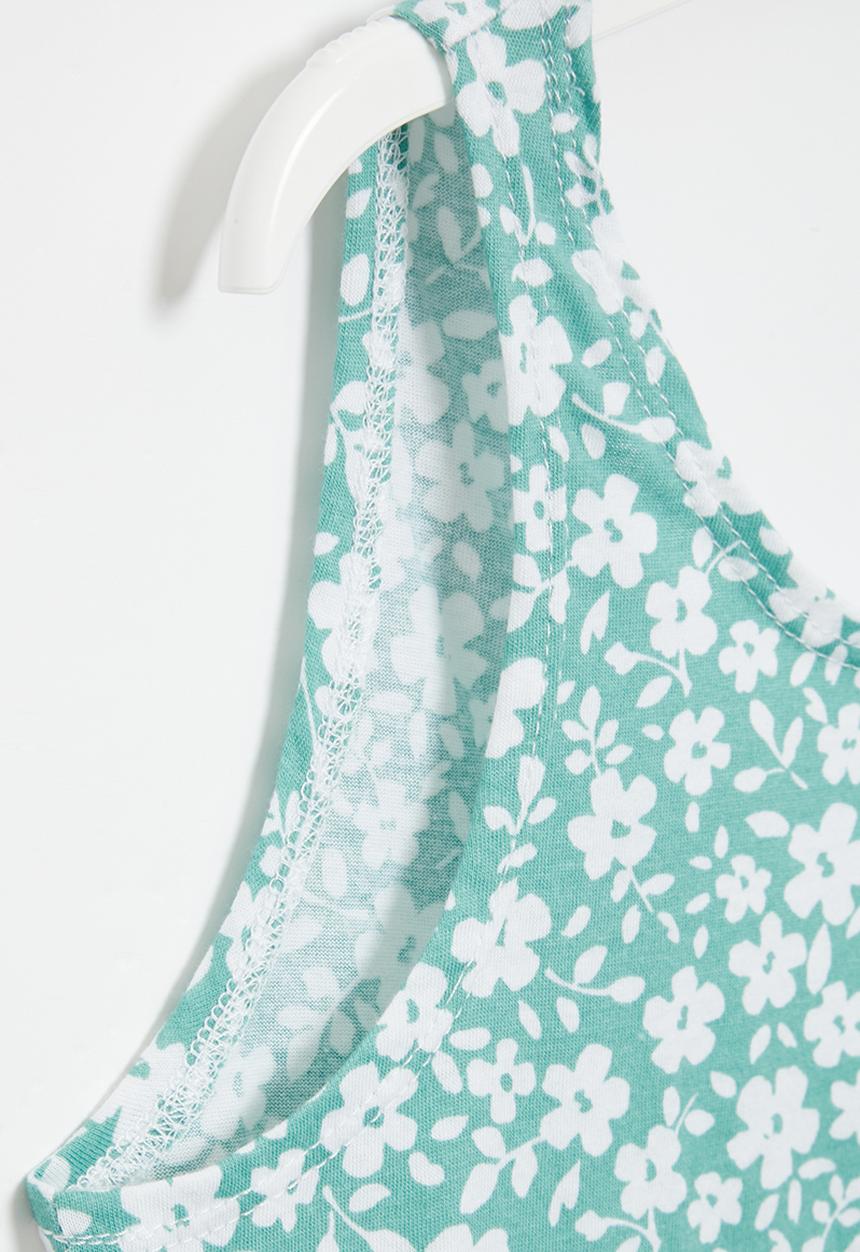 Superbalist - Top with twist back detail - sage print