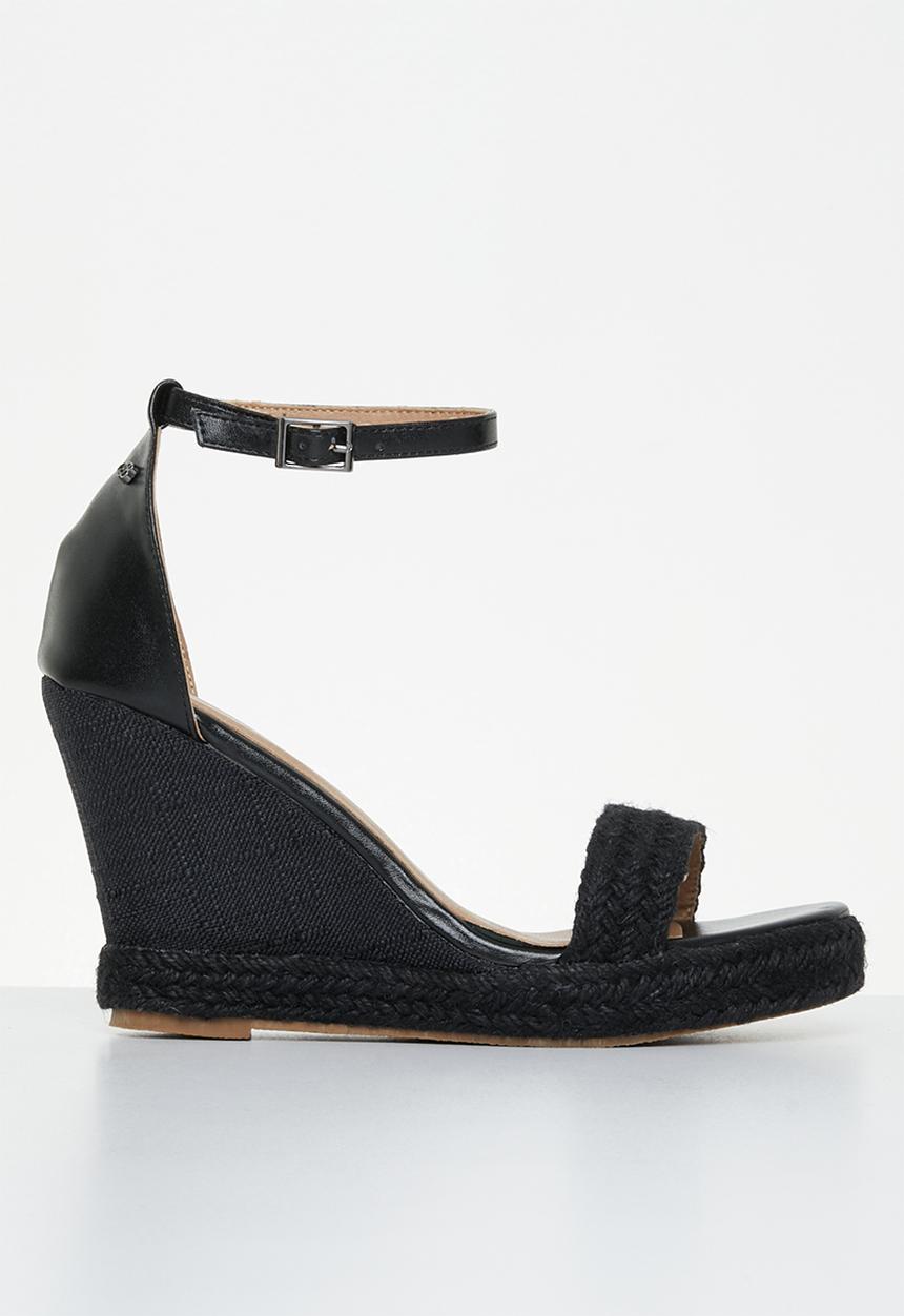 Miss Black - Wicked1 wedge heel - black