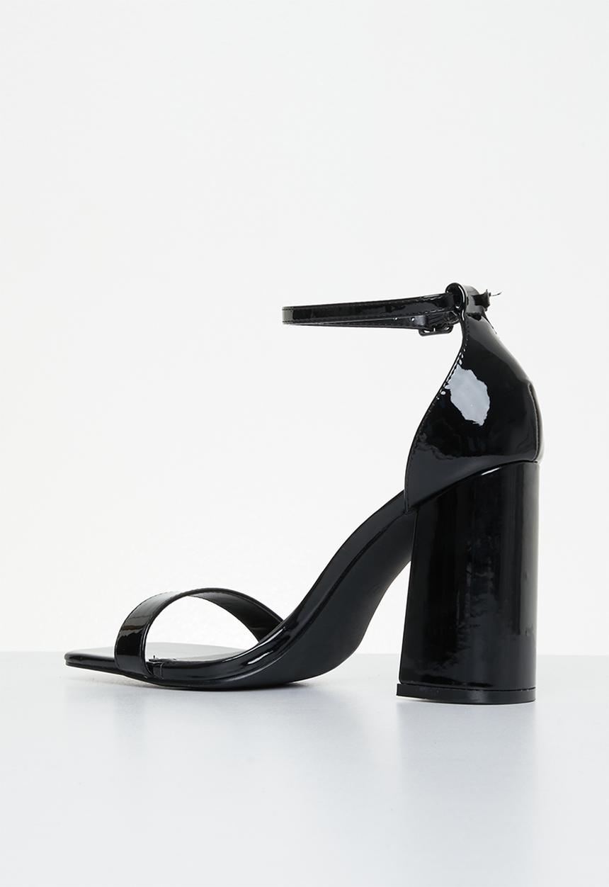 Miss Black - Bliss1 ankle strap heel - black