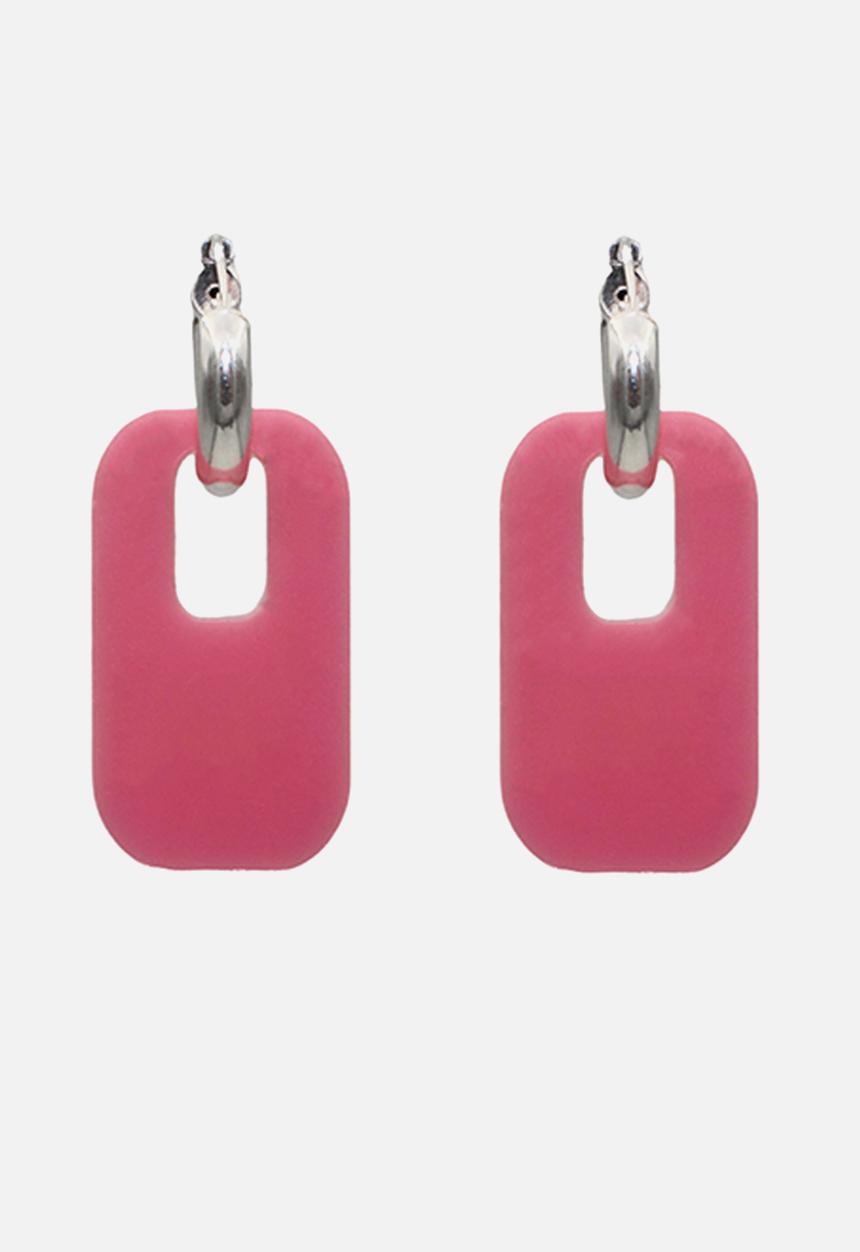 Pina Jewels - Resin tags - pink