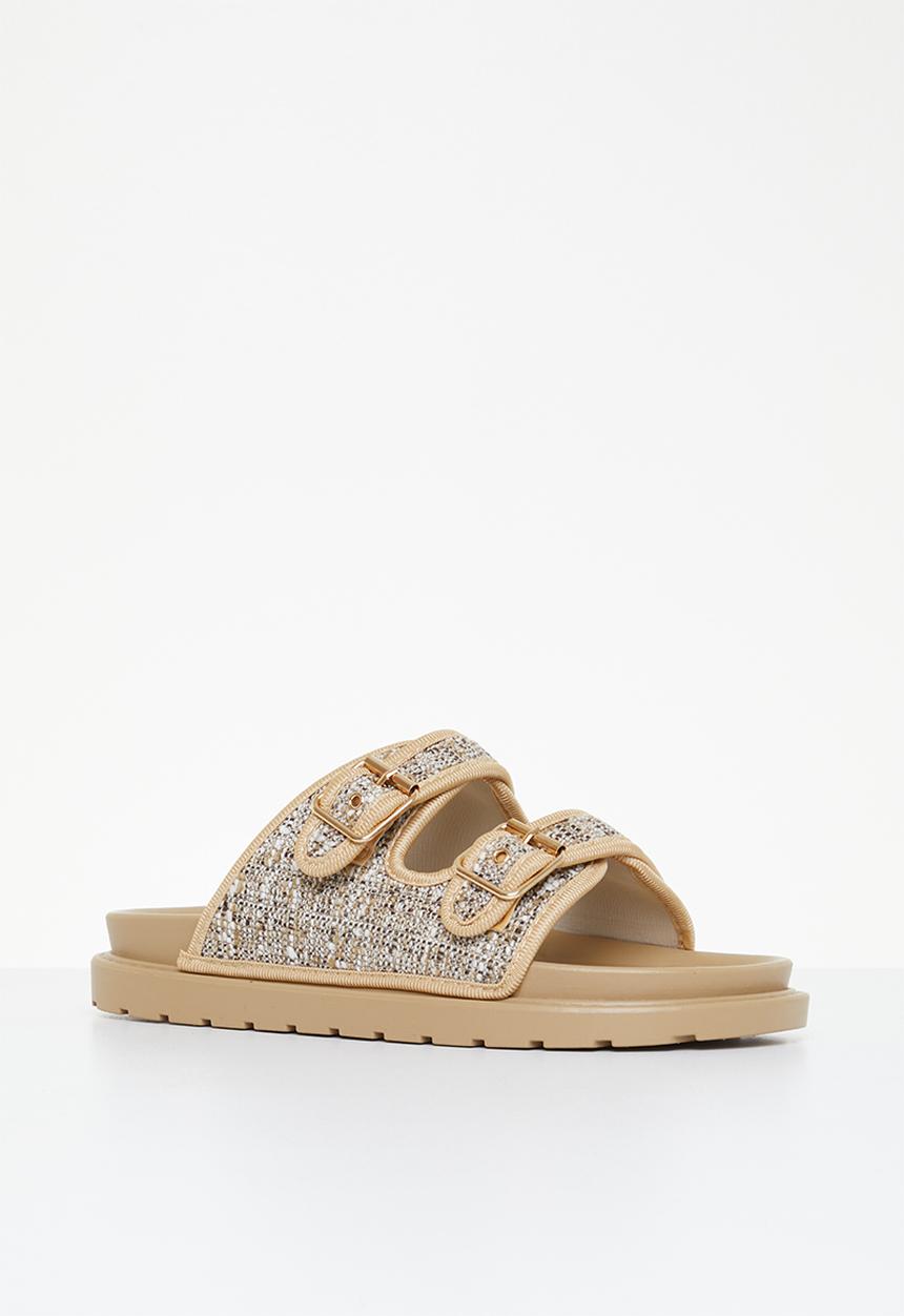 Madison® - Coral double buckle slide - beige