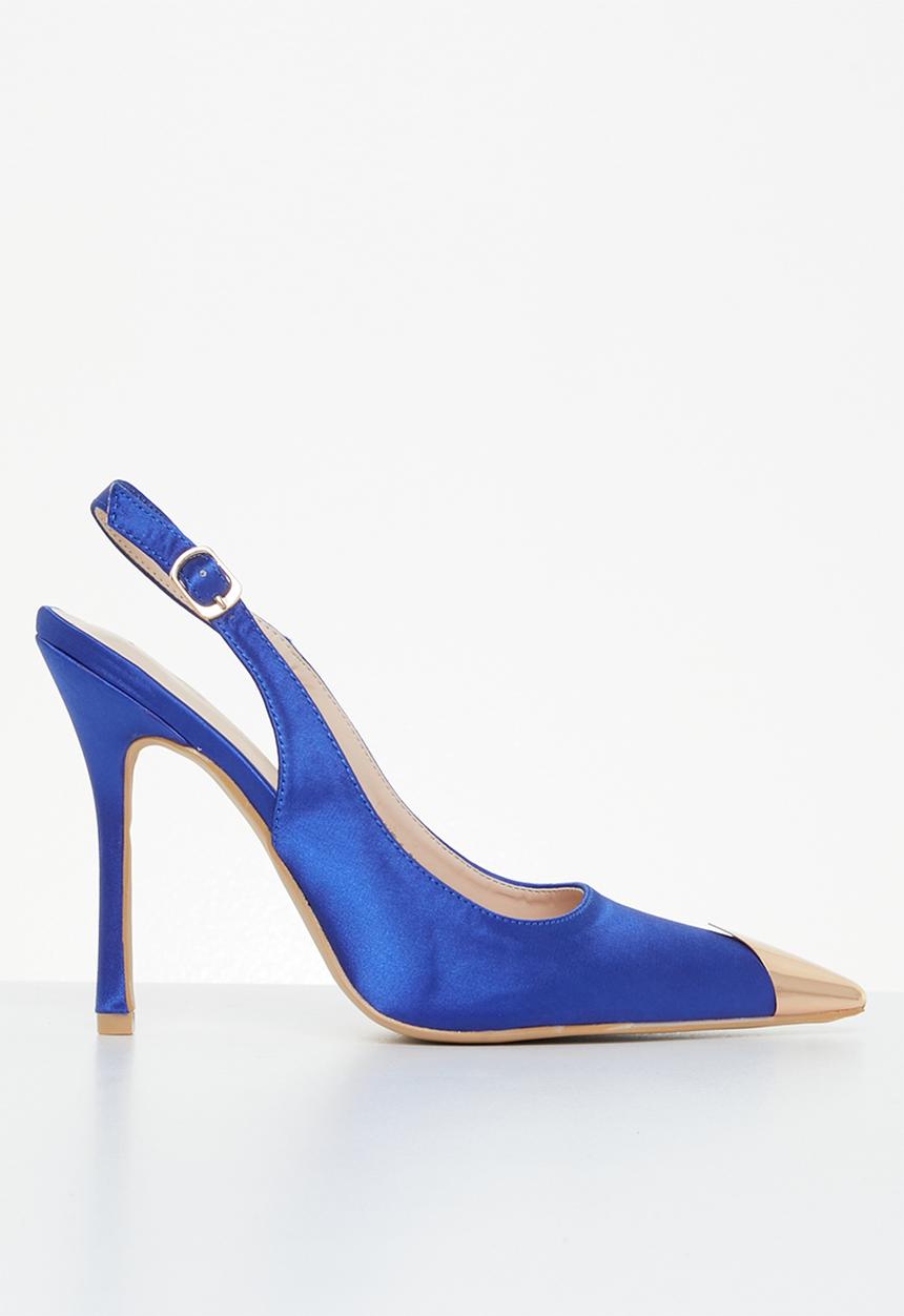 Miss Black - Stylus1 court heel - blue