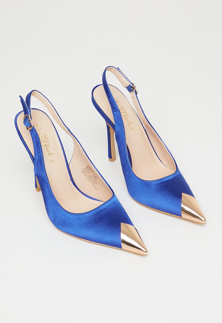 Miss Black - Stylus1 court heel - blue
