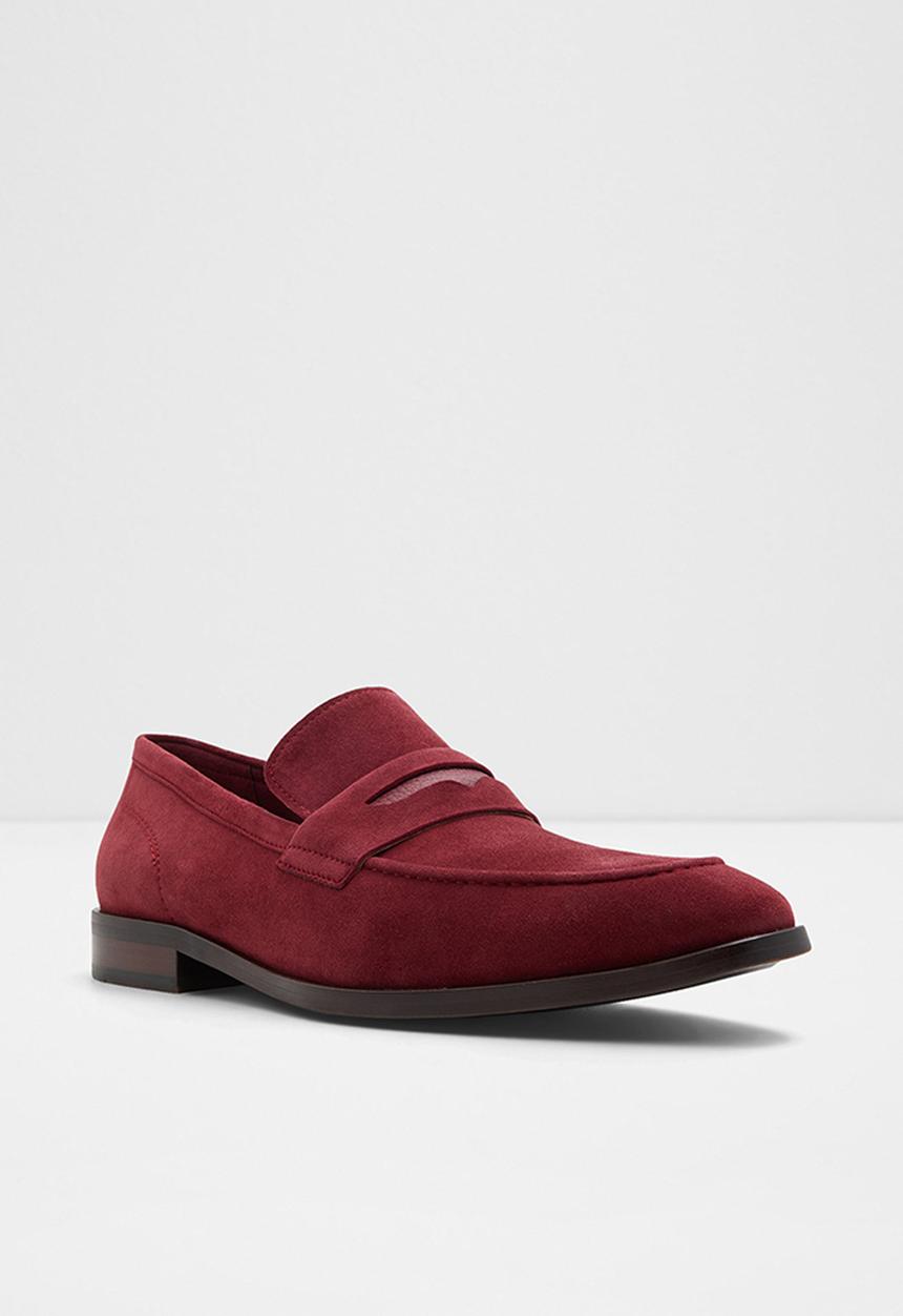 ALDO - Spector leather loafer - bordo
