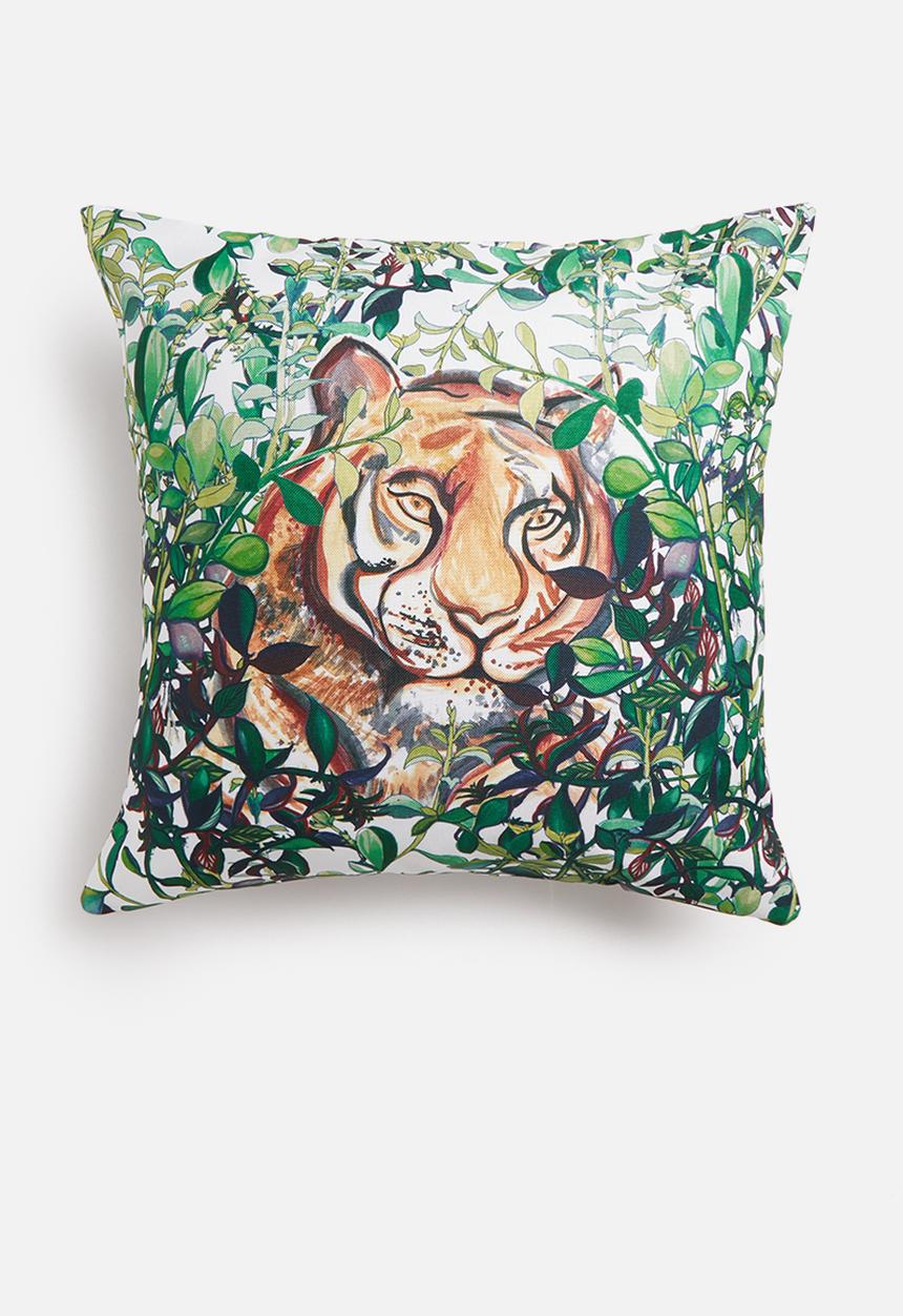 Fabric Bank  - Tiger tiger cushion cover- multi