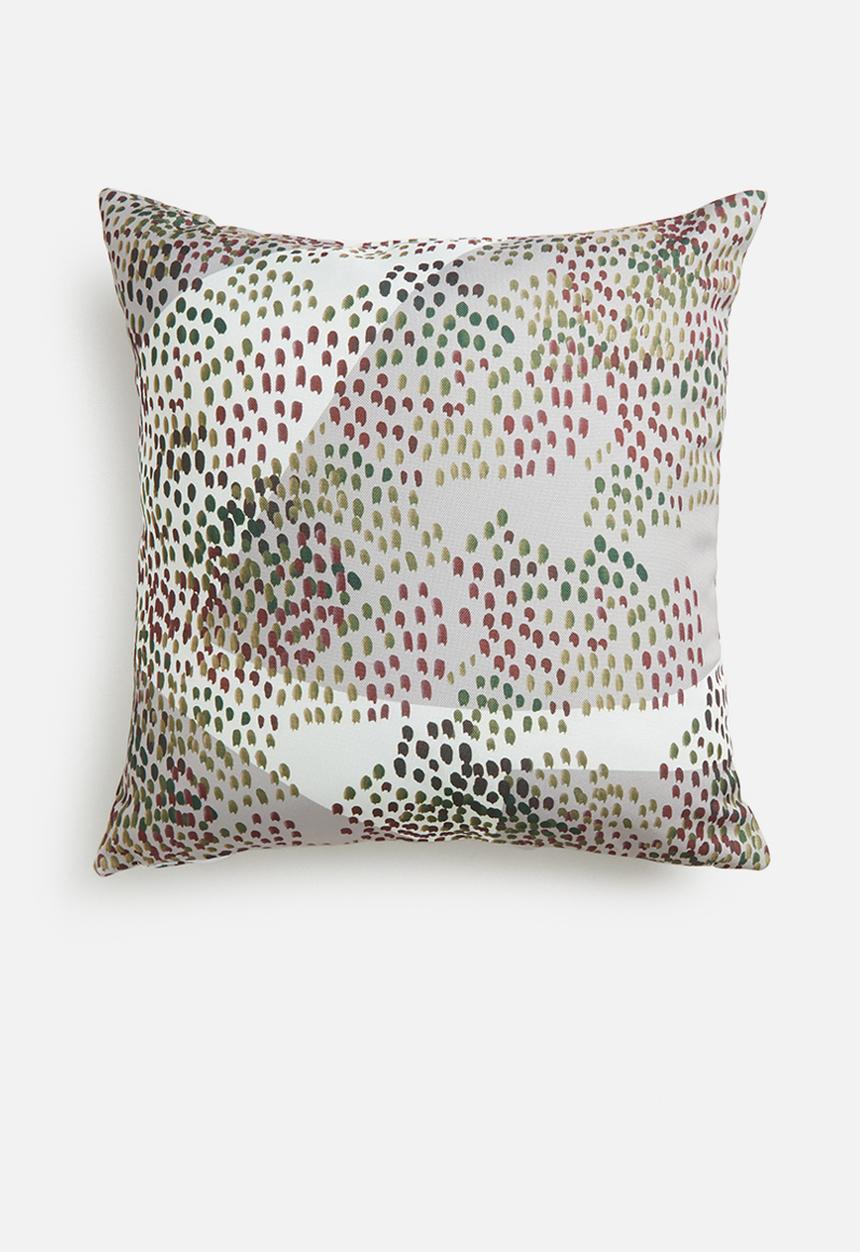 Fabric Bank  - Gather cushion cover- terra rosa