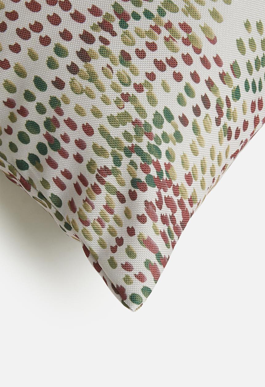 Fabric Bank  - Gather cushion cover- terra rosa