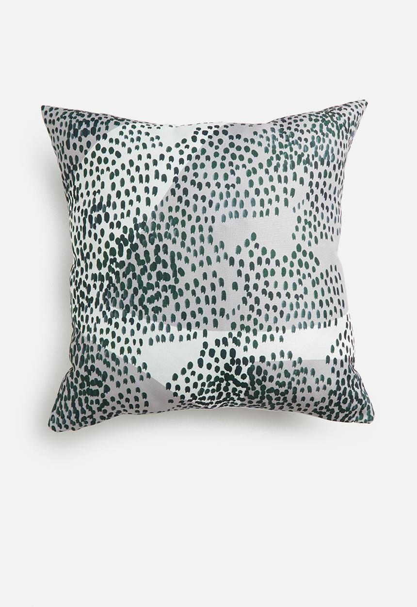 Fabric Bank  - Gather cushion cover- charborwn