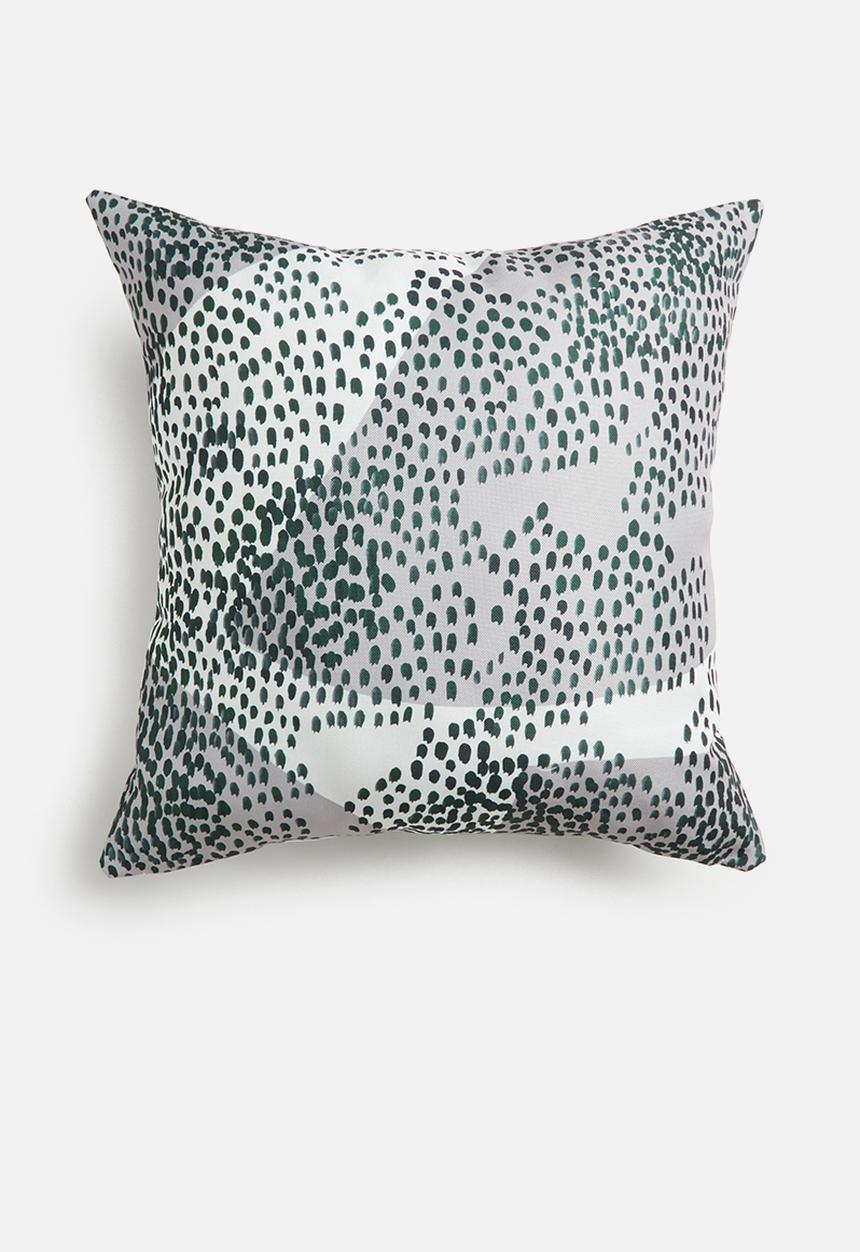Fabric Bank  - Gather cushion cover- charborwn