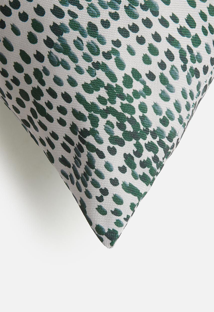 Fabric Bank  - Gather cushion cover- charborwn