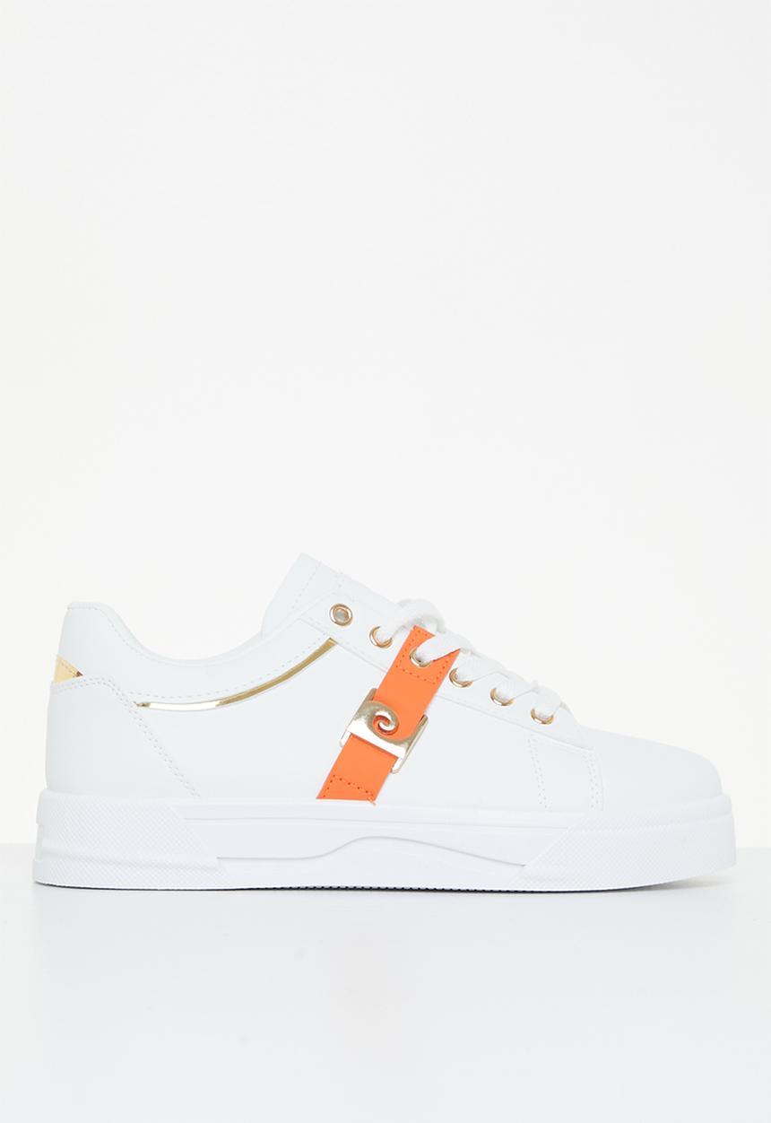 Pierre Cardin - Gard 1 sneaker - white & orange