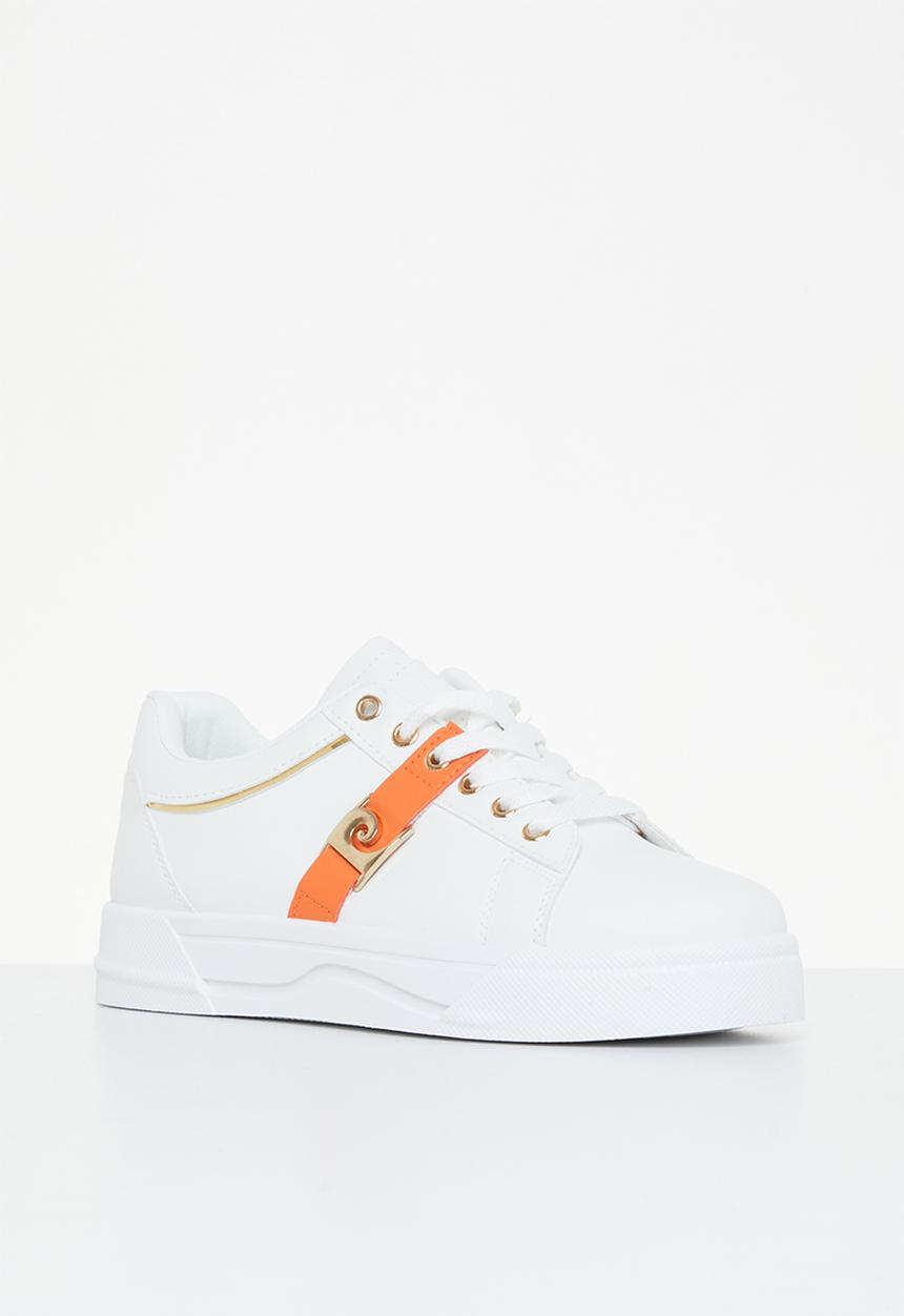 Pierre Cardin - Gard 1 sneaker - white & orange