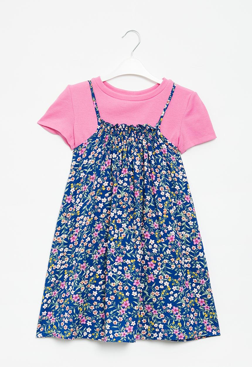 Superbalist - Tee & dress set - navy & pink