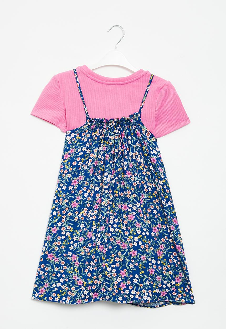 Superbalist - Tee & dress set - navy & pink