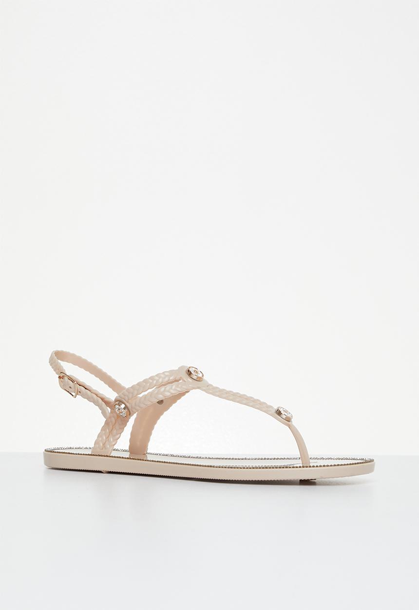Viabeach - Cyprus 3 T-bar sandal - ecru