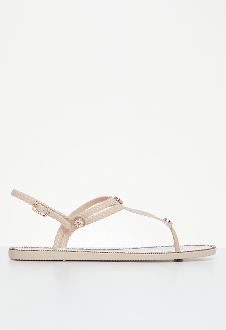 Viabeach - Cyprus 3 T-bar sandal - ecru