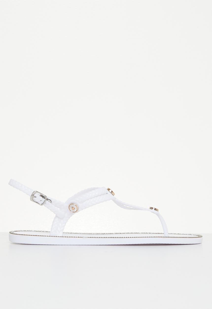 Viabeach - Cyprus 3 t-bar sandal - white