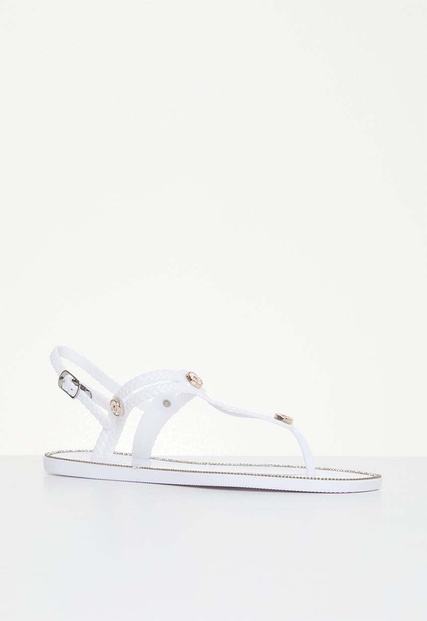 Viabeach - Cyprus 3 t-bar sandal - white