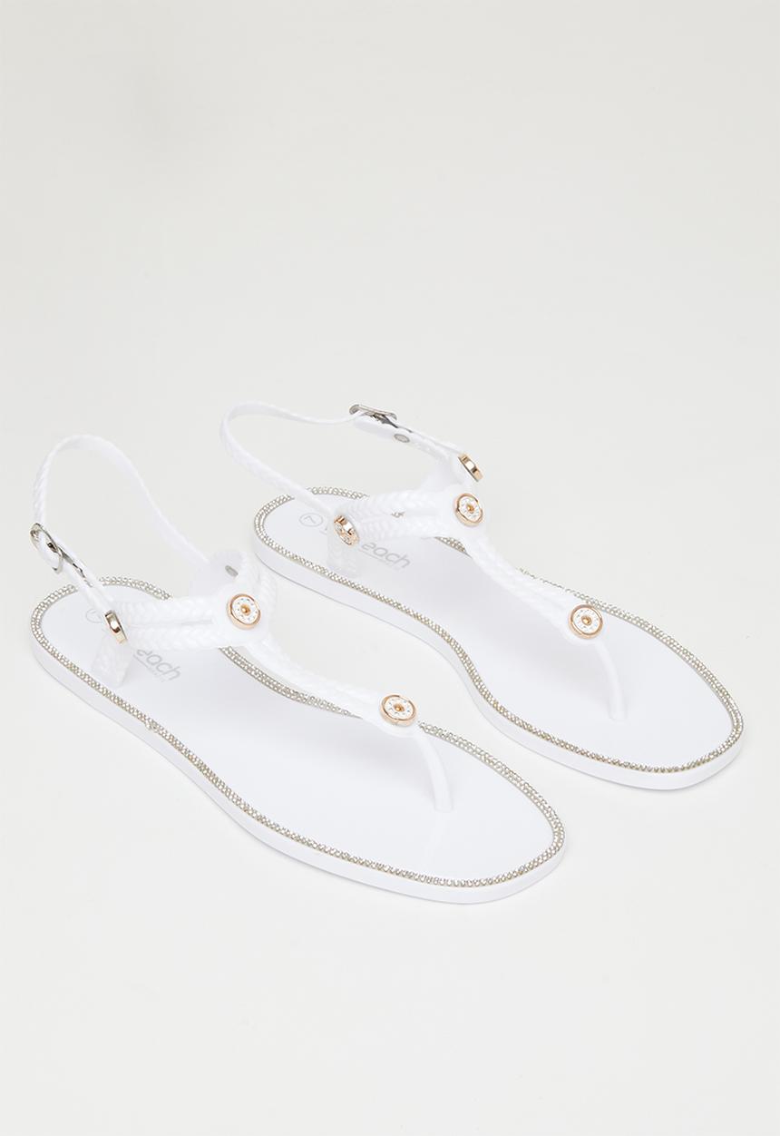 Viabeach - Cyprus 3 t-bar sandal - white