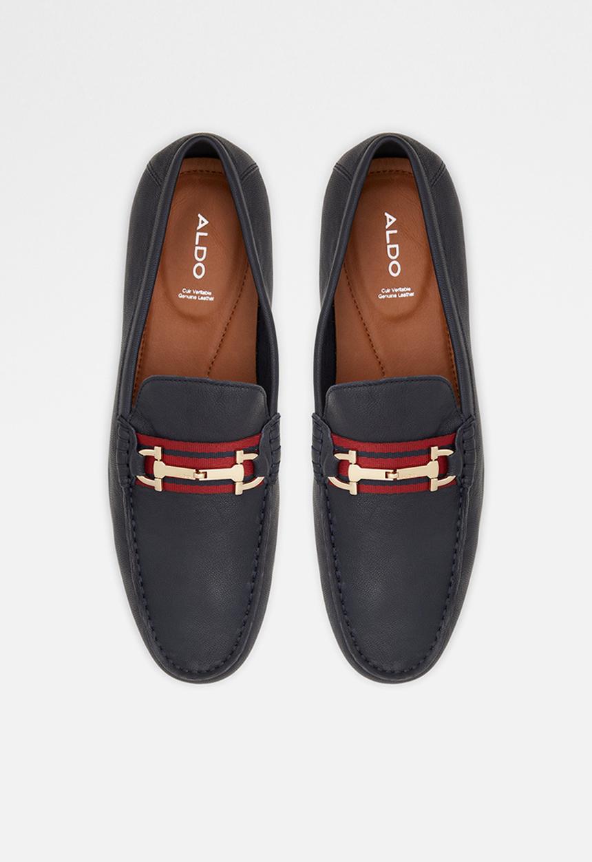 ALDO - Fangio leather loafer - navy