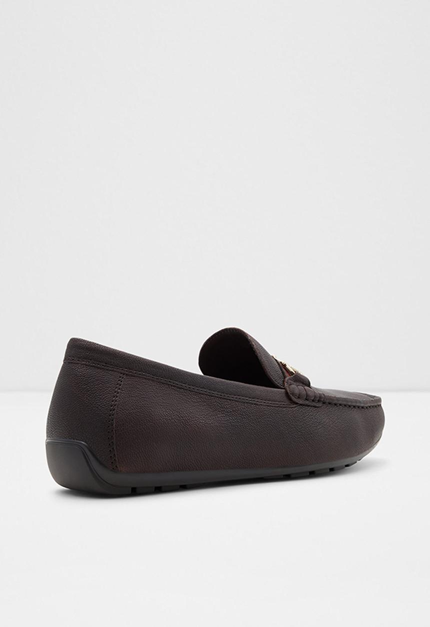 ALDO - Fangio leather loafer - dark brown