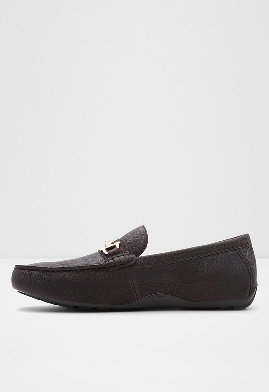 ALDO - Fangio leather loafer - dark brown