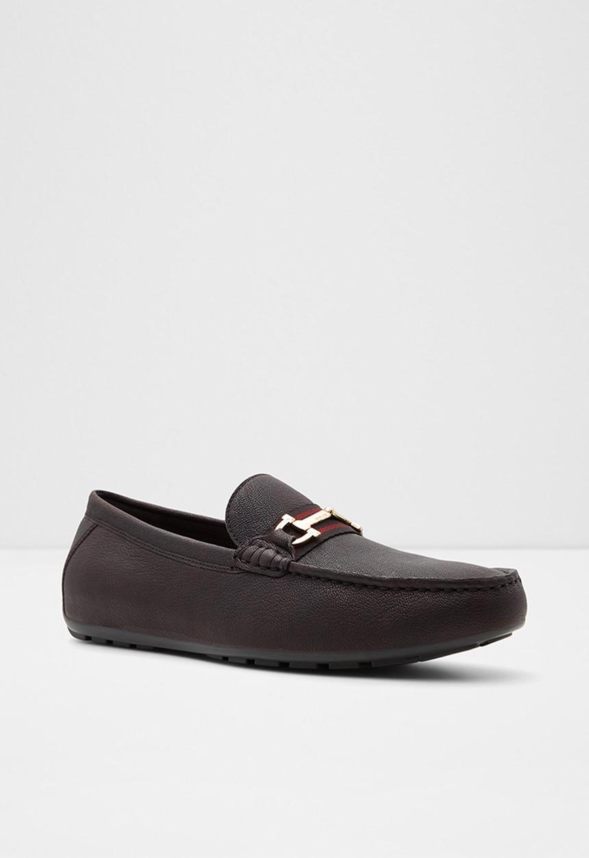 ALDO - Fangio leather loafer - dark brown