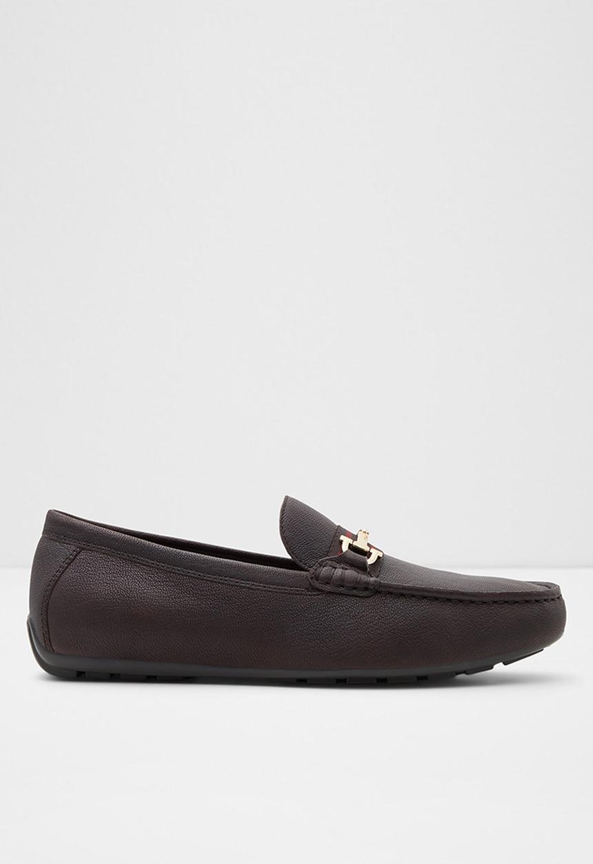 ALDO - Fangio leather loafer - dark brown