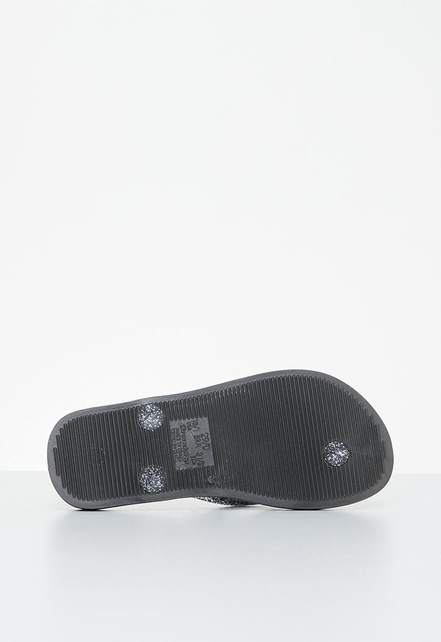 Ipanema - Girls flip flops - black & silver