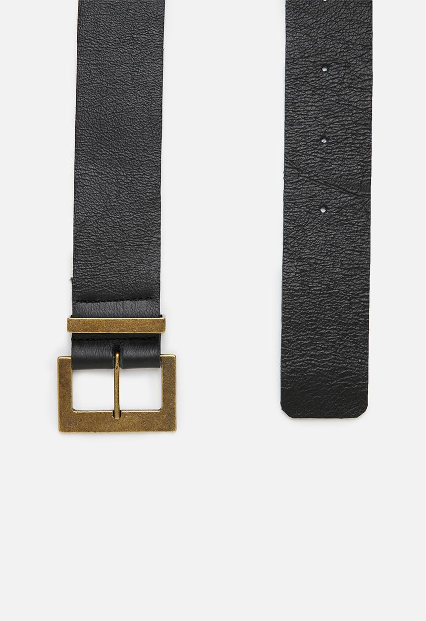 Superbalist - Jessie double buckle belt - black
