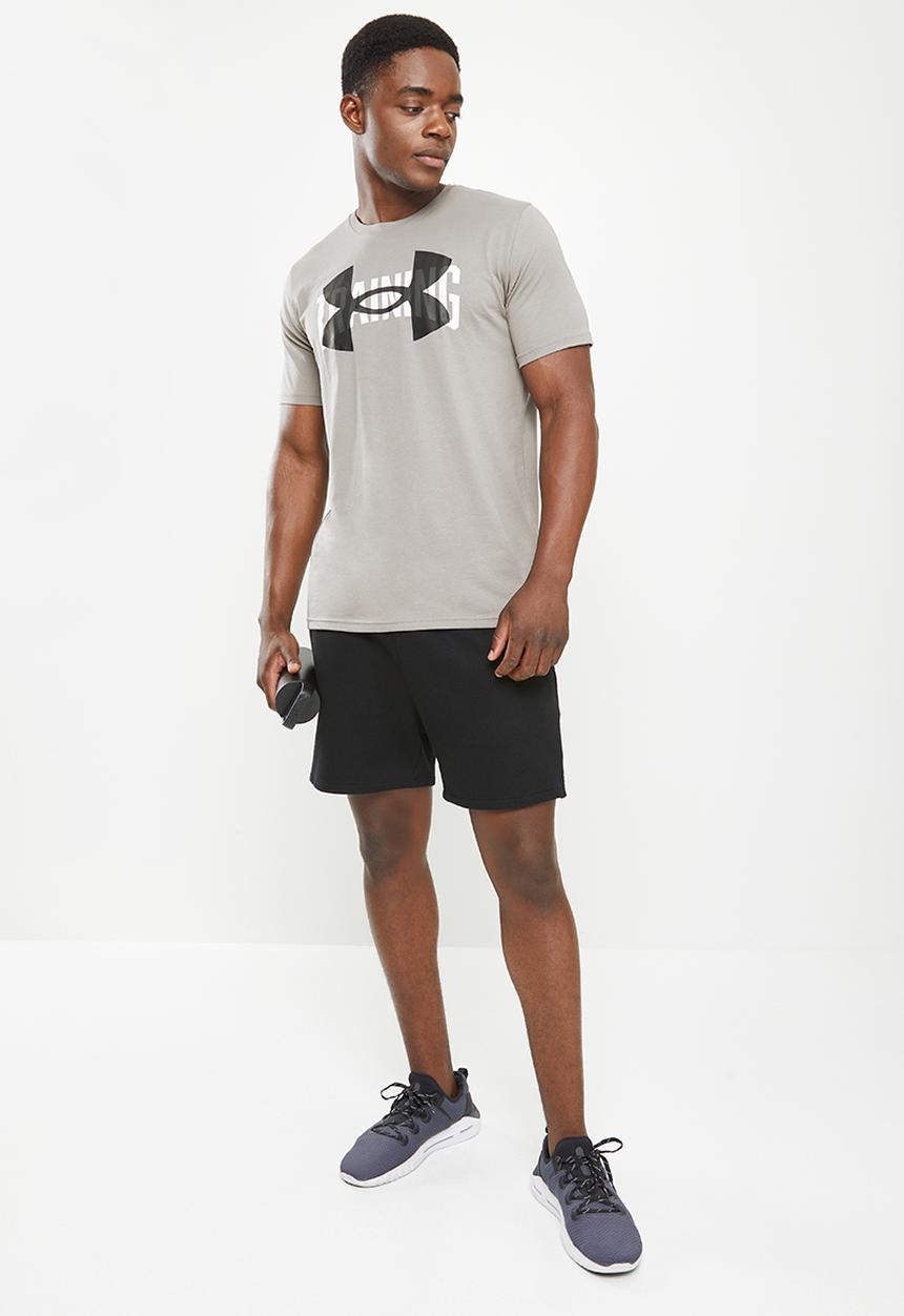 Under Armour - Ua training overlay short sleeve - pewter