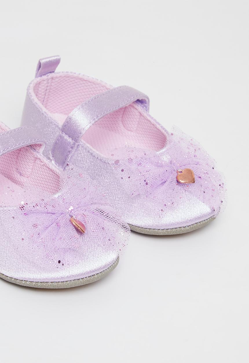 Pop Candy - Baby pump with bow - purple
