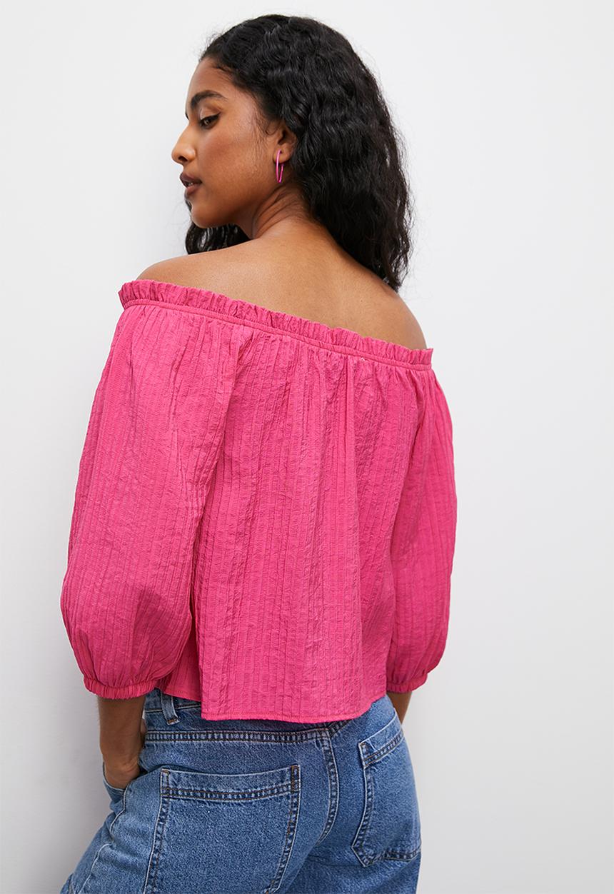 Superbalist - Off the shoulder shell - bright pink