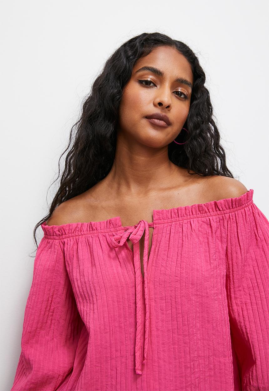 Superbalist - Off the shoulder shell - bright pink